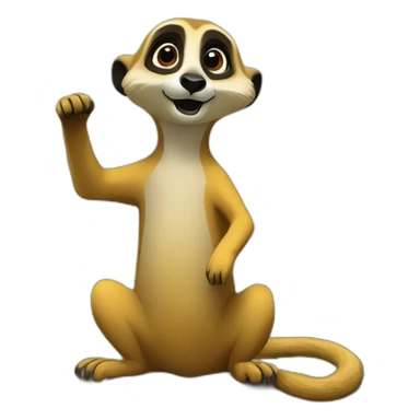 funny-meerkat-in-the-forest-who-likes-curry sticker