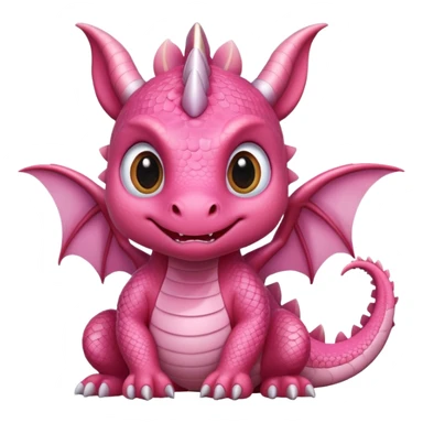 fat choncc baby pink dragon sticker