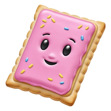 Pop tarts with pink icing sticker