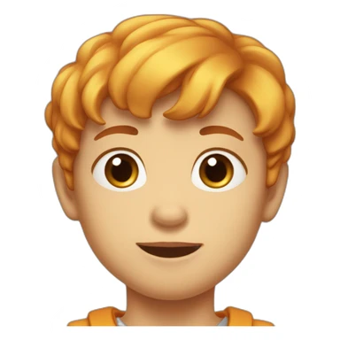 Petit garçon roux sticker