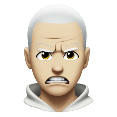 angry sukuna character from jujutsu kaisen sticker