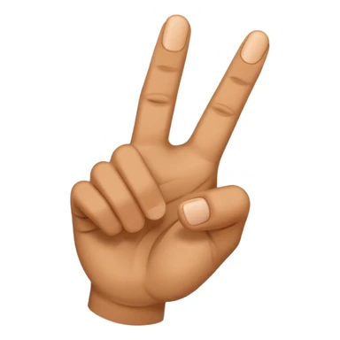 finger pointing towards sticker