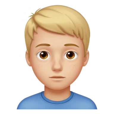 boy teenager with acne sticker