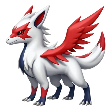 Latias-Reshiram-Zangoose-Absol-Fusion (full body) sticker