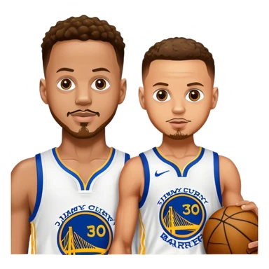 Steph curry with jimmy butlers face mixed in  sticker