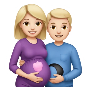 That’s too many ppl pregnant. Her mother is not. Just the couple sticker