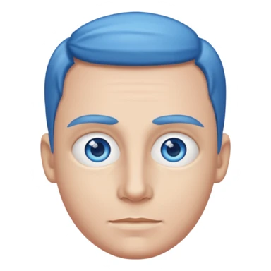 John Handy with blue eyes sticker