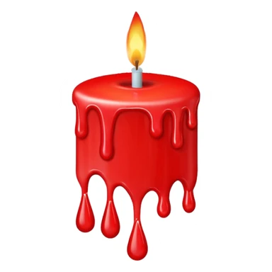 :candle404: → Dripping candle shaped like “404” sticker