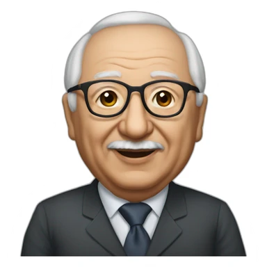 portait of Necmettin Erbakan sticker