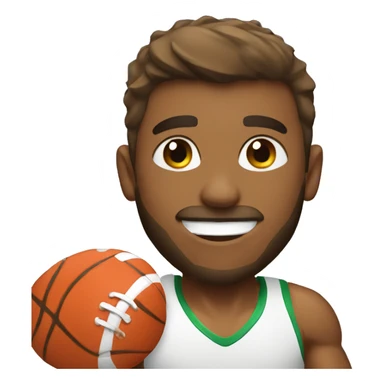 sportsman with protein  sticker