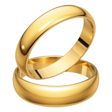 Broken wedding ring  into two piece  sticker