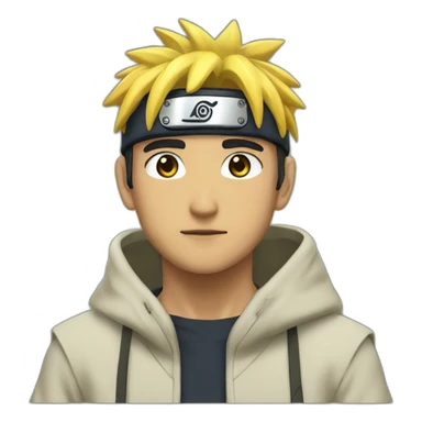 Un kaka sur naruto sticker