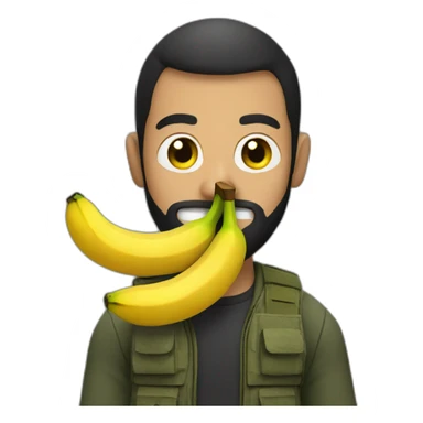 terrorist with a banana sticker
