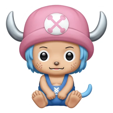  Chopper de one piece animado sticker