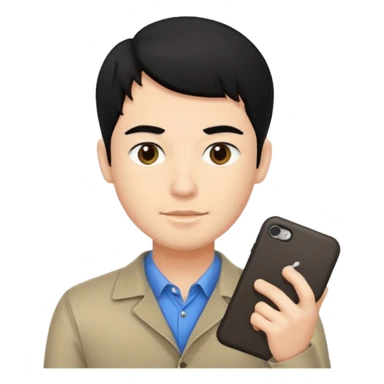 Designer website guy with professional dp please chnage hair color to black 
 sticker