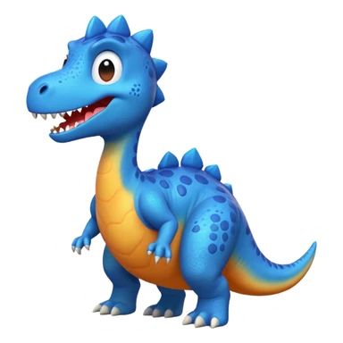 Bluey riding a dinosaur sticker