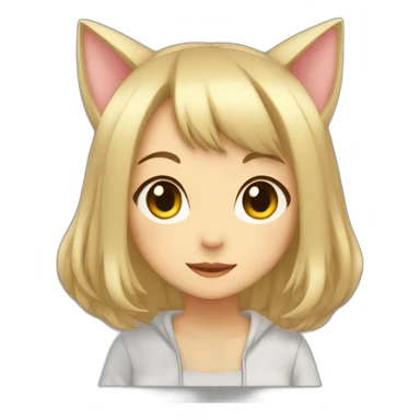 neko-girl sticker