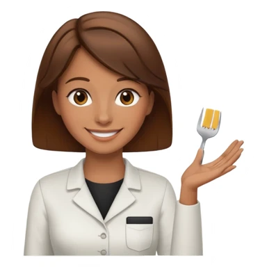 a customer giving a tip to a female server sticker