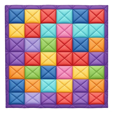 patchwork quilt sticker