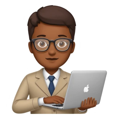 product manager with laptop sticker