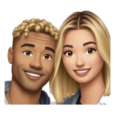 Justin and hailey bieber sticker