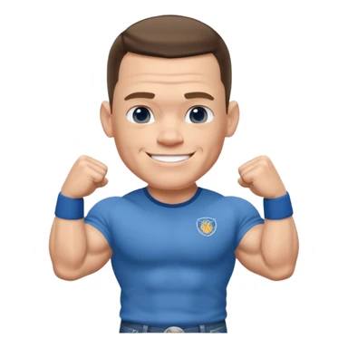 John cena chibi  sticker