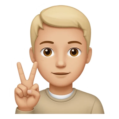 Yvl hand sign sticker