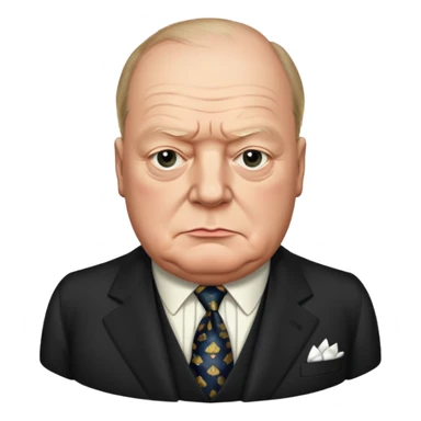 Winston Chruchill sticker