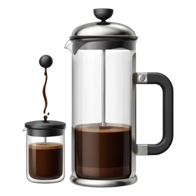 French Press sticker