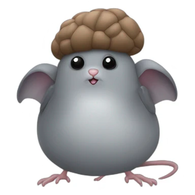 Rat mixed with a bed bug and a pigeon sticker