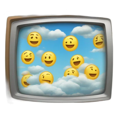 TV with weather broadcast on it and made by DreamWorks and Pixar sticker