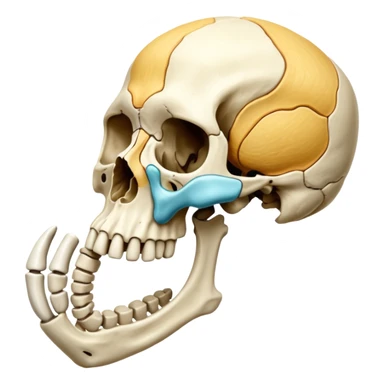 Hueso coxal y articulacion de la cadera  sticker