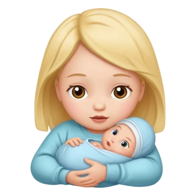 Newborn baby girl  sticker