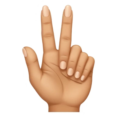 Its a meme in indai that is a hand gesture which middle finger is faced front and all finger is faced upward sticker