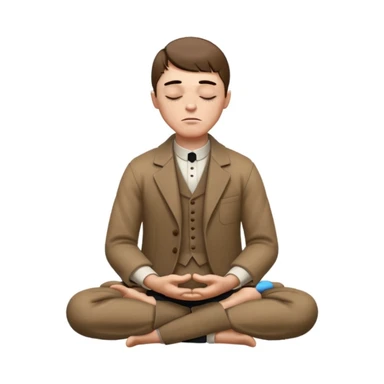 Thomas Shelby Meditating  sticker