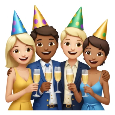 llamada con amigos sticker