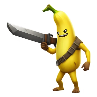 Fortnite skin wearing banana  sticker