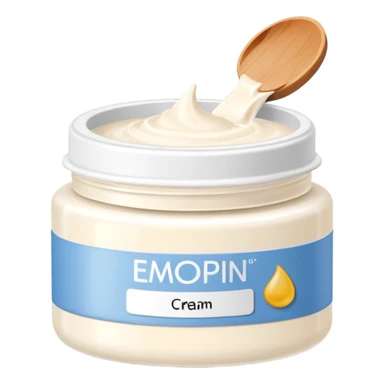 body moisturizer cream pot with label sticker