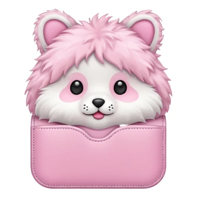 Furry Baby Pink Diary sticker