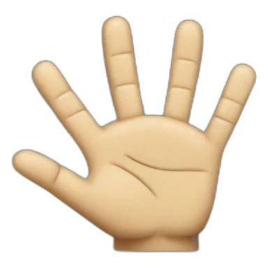 Five Finger Palm face Captain picard sticker