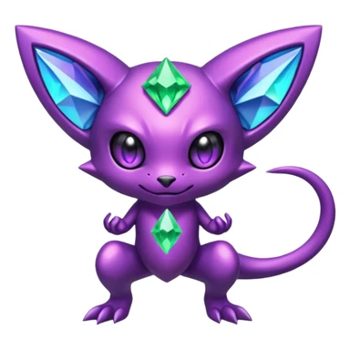Genesect-Sableye-Mew-fusion sticker