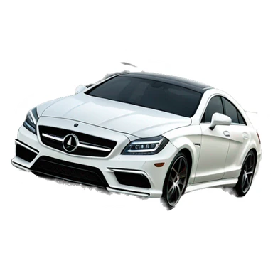 CLS 63 behind sticker