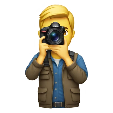 photographer male sticker