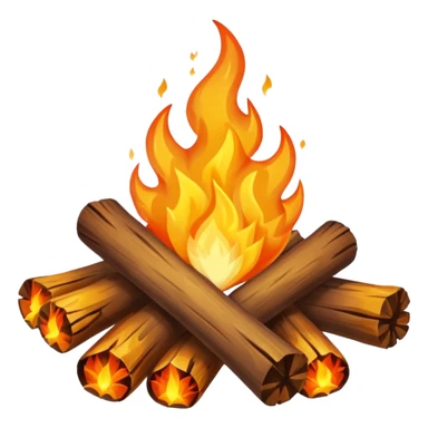 Campfire sticker