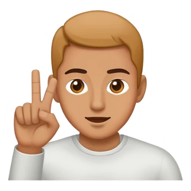 flipping someone off  sticker