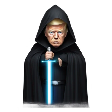 Donald trump as emperor palpatine  sticker