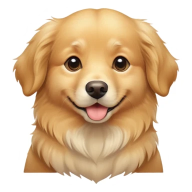 cute friendly dog sticker