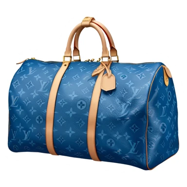 Blue louis vuitton keepall sticker