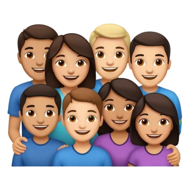 many Latino people sticker