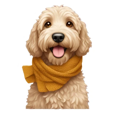 labradoodle-in-the-scarf sticker